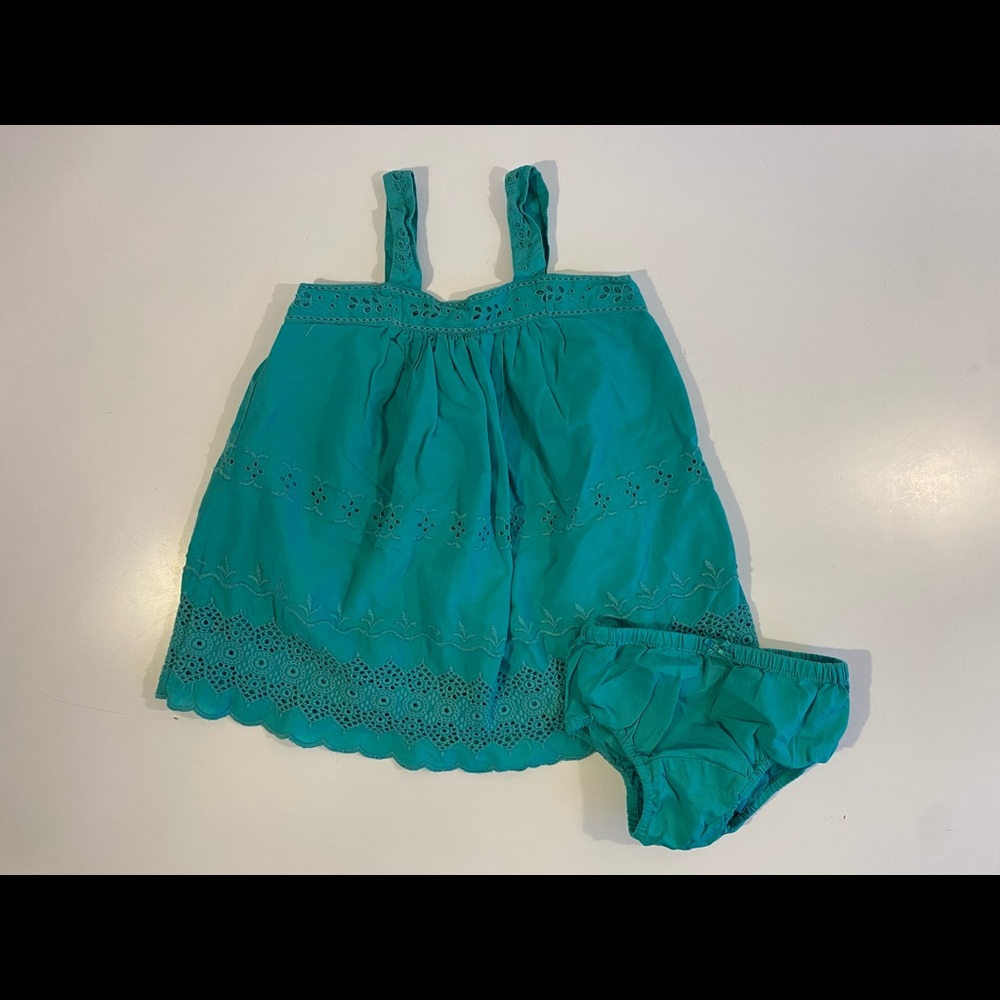 Baby Gap turquoise summer dress in size 18-24 months.
